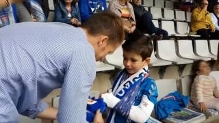 El tierno detalle de Susaeta con un canterano lesionado del Oviedo