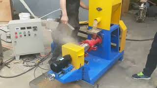 Automatic Floating Food Extruding Fish Feed Pellet Machine For Making Feed Pellets