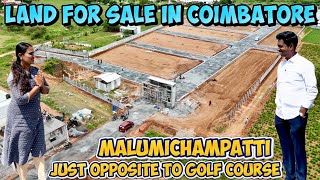 Land for sale in Coimbatore, Malumichampatti to Chettipalayam road | DTCP & RERA approved site