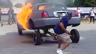 Broken Fire Extinguisher? Lowrider Problems Compilation on Hopping Contest