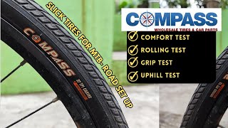 Compass MTB Slick Tire for Road Set up- Review and Testing