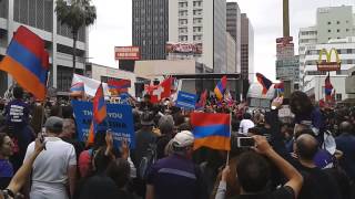 Centennial Commemoration of the Armenian Genocide in Front of the Turkish Consulate (Los Angeles) 4