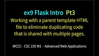 ex9 Flask Intro  Pt3