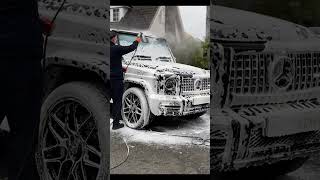 G Wagon Foam Wash #gwagon #carclean #carcare #satisfyingvideo #carlover #shorts