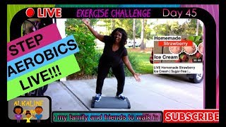 🔴 LIVE: Workout - Exercise Challenge Day #45 | Kickboxing & Step Aerobic Workout | Fat to Fit