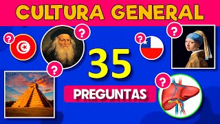 CULTURA GENERAL 35 Preguntas 🌎🤓📚 | ¿Qué tanto sabes 🧠? - Mide tus conocimientos 💡