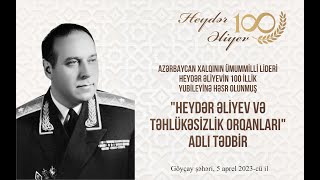 Göyçay şəhərində Ulu Öndər Heydər Əliyevin 100 illik yubileyinə həsr olunmuş tədbir keçirilmişdir.