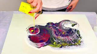 Amazing and new! Disrupted Open Cup ~ Liquid Art ~ Acrylic Pouring