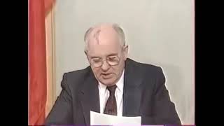 Отставка Горбачева.  Заявление 25.12.1991.  Полная версия