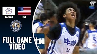 ROC-A vs USA | FULL GAME | 43rd William Jones Cup