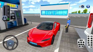 Korean Car Drive Simulator - Tesla On Electric Station - Android Gameplay