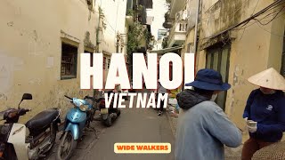 VIETNAM HANOI STREET WALK | Old Quarter Walk, Street Food, and Local Life (Original Street Sounds)