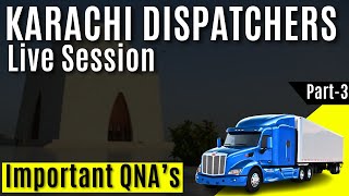 Truck Dispatchers Live Session in Karachi | QNA's | Part 2 | USA Truck Dispatching