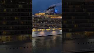 Oasis of the Seas by night