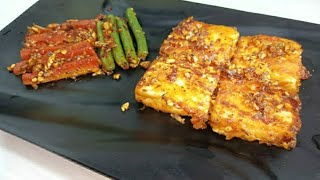 Restaurant Style Garlic Butter Paneer|Pan fried Garlic Paneer|Quick Starter Recipe|Lasooni Paneer