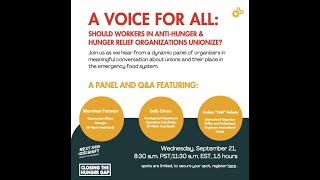 A Voice for All:  Should Food Bank Workers Unionize?