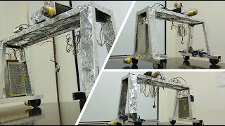 Prototype Gantry Crane || Gantry Crane Demo || 2.5KG SWL Gantry #ArduinoProject #Crane