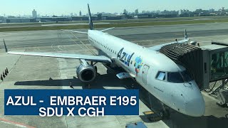 TRIP REPORT | Azul Linhas Aéreas - Embraer E195 - Rio (SDU) to São Paulo (CGH) | Economy