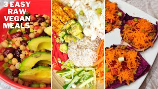 3 NO-COOK VEGAN MEALS: for the summer heat