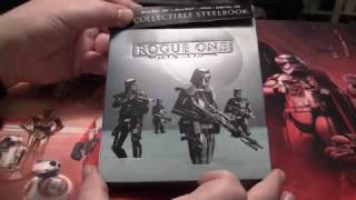 ROGUE ONE: A STAR WARS STORY STEELBOOK UNBOXING & WALMART EXCLUSIVE K-2S0