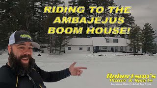 SKI-DOO EXPEDITION XTREME RIDING TO THE AMBAJEJUS BOOM HOUSE