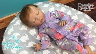 Sweetheart Babies dressing up PG Reborn Doll Wishes & Dreams back to her original white sleeper