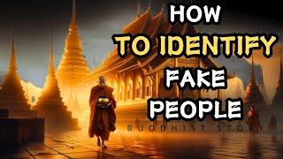 How to Identify Fake People - How to Spot a Fake Person Instantly | Buddhist Story in English