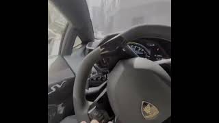 Lamborghini aventador svj, supercar driving in the rain~?!