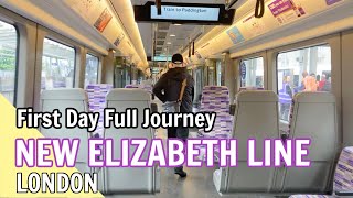 🚇 Full Journey on the ELIZABETH LINE first day of public travel / REAL TIME