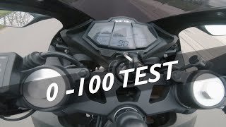 Yamaha YZF R125 0 - 100 Acceleration!!!