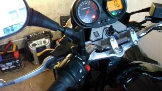 Suzuki GSF650N Après nettoyage Carbu + filtre conique