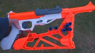 Nerf N-Strike Sharp Fire - Range Test (Stock) (1st On Youtube)