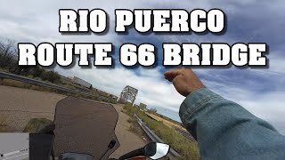 KTM 790 Duke Motorcycle Ride out to Rio Puerco Route 66 Bridge