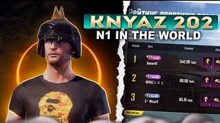 😲KNYAZ top 1 in the world PAPIK pubg mobile