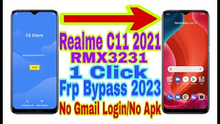 Realme C11 2021 (RMX3231) Android 11/1 Click Frp Bypass |New Trick 2023| Reset Frp Lock 100% Working