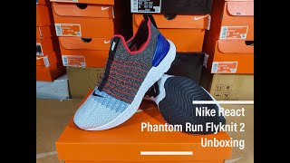 Nike React Phantom Run Flyknit 2 | Racer Blue | Unboxing