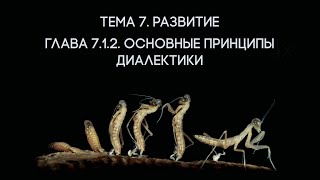 Глава 7.1.2. Основные принципы диалектики // Орлов В.В.