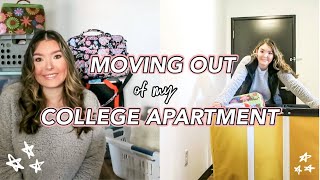 MOVING OUT OF MY COLLEGE APARTMENT