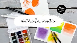 Watercolor Practice | Free Drawing Course for Beginners