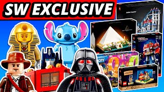 LEGO NEWS! Star Wars Exclusive Set?! Optimus Prime! New HUGE Roller Coaster?! Indy & Stitch!