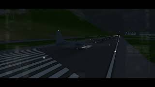 2011 C-130 cargo door Explosion incident - Landing Animation (Fake!)