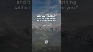 Matthew 17:20 bible #niv #biblevision