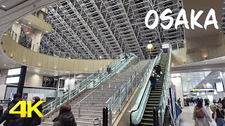 Osaka Umeda Night Walk｜4K HDR｜#ASMR #virtualwalkingtour