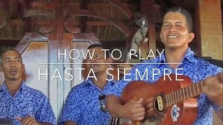 How To Play 'Hasta Siempre' on Tres Cubano | Tresero Hector Montalvo Pérez | GCE Tuning | Cuban Tres