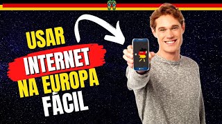 COMO NÃO FICAR SEM INTERNET NA EUROPA E PAGANDO POUCO - PLANO DE CELULAR