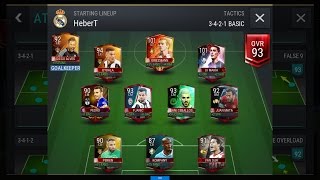 Testing My 3-4-2-1 Formation! - Fifa Mobile