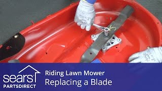 How to Replace a Blade on a Riding Lawn Mower