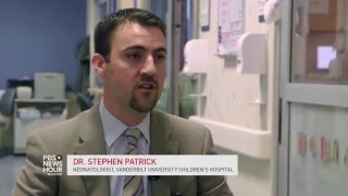 Alum Stephen Patrick discusses opioid epidemic (PBS NewsHour)