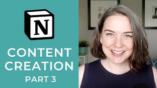 Notion for Content Creators - Live Build Part 3