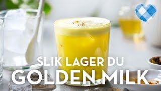 Oppskrift Golden Milk med isbiter | TINE Kjøkken